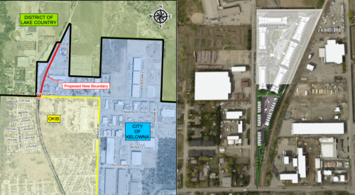 Kelowna moving forward with slight boundary adjustment, rezoning for 640 units