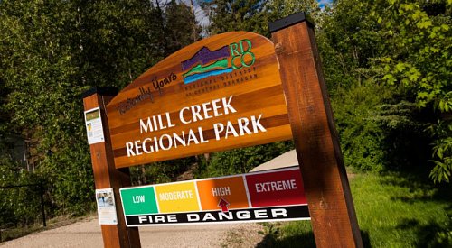 Fire danger rating bumped up to ‘high’ in all Central Okanagan regional parks